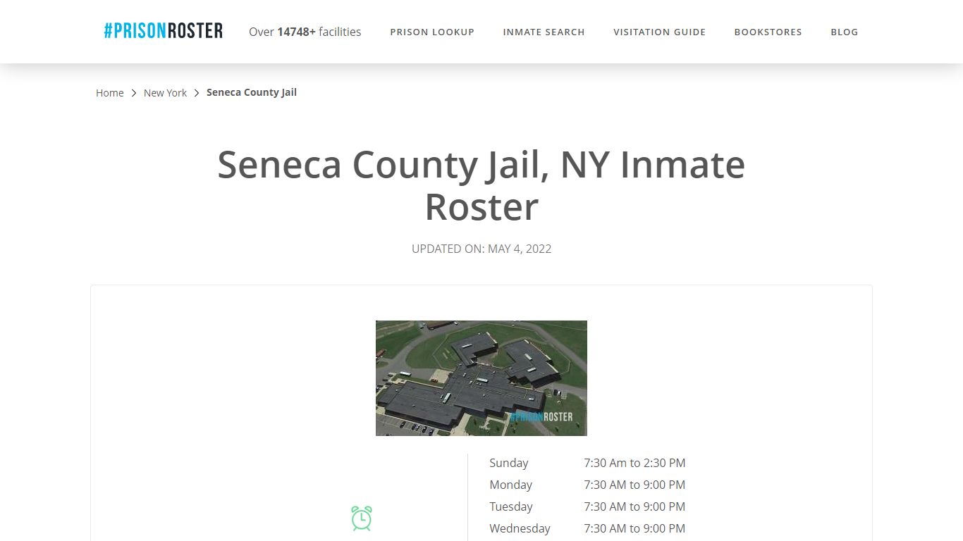Seneca County Jail, NY Inmate Roster